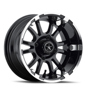 Fairway Alloys Sixer 14x6.5 -20 4x101.6mm 70.7mm Matte Black Machined