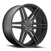 DUB Skillz 24x10 +30 6x139.7mm 78.1mm Black Machined-Dark Tint