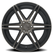 DUB Skillz 24x10 +30 6x139.7mm 78.1mm Black Machined-Dark Tint