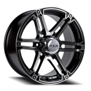 RTX Offroad Slate 17x8 +25 6x139.7mm 106.1mm Black Machined