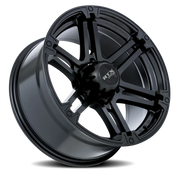 RTX Offroad Slate 17x8 +20 6x120mm 67.1mm Satin Black