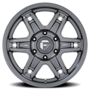 Fuel Slayer 17x8.5 +1 6x139.7mm 106.1mm Matte Gunmetal