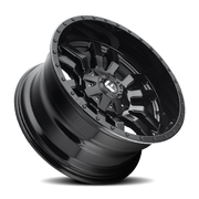 Fuel Sledge 18x9 -12 5x114.3mm 78.1mm Matte Black Gloss Black Lip