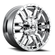 Fuel Sledge 20x9 +20 6x135mm 106.1mm Chrome Chrome Plated