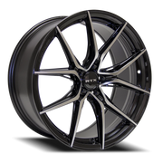 RTX R-Spec Slick 17x7.5 +42 5x114.3mm 73.1mm Black Machined