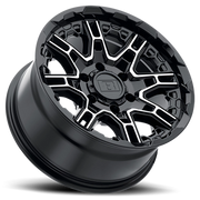 Level 8 Slingshot 22x11.5 -44 8x165.1mm 127.1mm Gloss Black Machined Face
