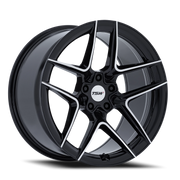 TSW Slipstream 19x9.5 +25 5x112mm 66.56mm Gloss Black Machined Face