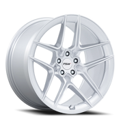 TSW Slipstream 20x9 +27 5x120mm 74.1mm Gloss Silver Machined Face