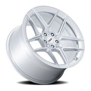 TSW Slipstream 19x10.5 +43 5x114.3mm 72.56mm Gloss Silver Machined Face