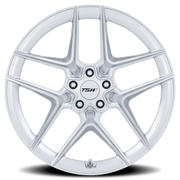 TSW Slipstream 19x9.5 +25 5x114.3mm 72.56mm Gloss Silver Machined Face