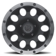 ATX Slot 18x9 -24 5x127mm 78.1mm Satin Black Machined Face