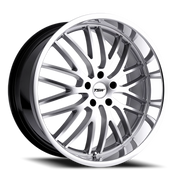 TSW Snetterton 17x8 +40 5x108mm 72.1mm Hyper Silver Mirror Cut Lip