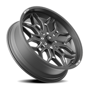 MSA Sniper 22x7 +10 4x137mm 96mm Gunmetal Milled