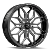 MSA Sniper 18x7 +10 4x137mm 96mm Gloss Black Milled