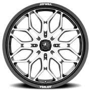 MSA Sniper 18x7 +10 4x156mm 115.1mm Gloss Black Machined