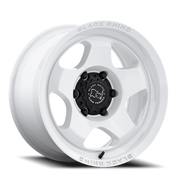 Black Rhino Sol 17x8.5 +0 5x127mm 71.5mm Gloss White
