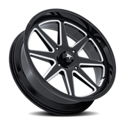 MSA Spark UTV 14x7 -47 4x137mm 96mm Gloss Black Milled