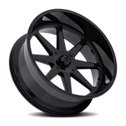 MSA Spark UTV 14x7 +10 4x110mm 86mm Gloss Black