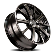 RTX Spark 15x6 +45 4x100mm 73.1mm Black Machined