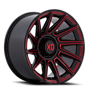 XD Series Specter 20x10 -18 6x139.7mm 106.1mm Gloss Black Red Tint