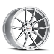 Cray Spider 20x9.5 +56 5x120.65mm 70.3mm Silver Mirror Cut Face