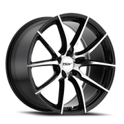 TSW Sprint 20x8.5 +30 5x114.3mm 76.1mm Gloss Black Mirror Cut Face