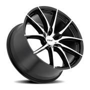 TSW Sprint 18x8.5 +40 5x114.3mm 76.1mm Gloss Black Mirror Cut Face