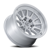 Fuel Spur 17x8.5 +25 6x139.7mm 106.1mm Gloss Silver Machined Face