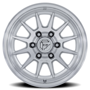 Fuel Spur 17x9 +1 6x139.7mm 106.1mm Gloss Silver Machined Face
