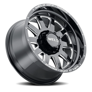 WELD Stealth 20x10 -18 5x114.3mm 78.1mm Gloss Black Milled
