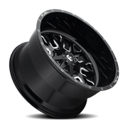 Fuel Stroke 17x9 +1 5x114.3mm 78.1mm Gloss Black Milled