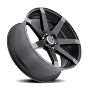 Vision 9042 22x9.5 +25 6x135mm 87.1mm Matte Black Anthracite Spoke Ends