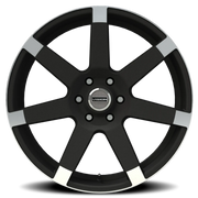 Vision 9042 24x9.5 +25 6x135mm 87.1mm Matte Black Anthracite Spoke Ends