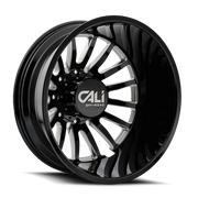 Cali Offroad Summit Dually 20x8.25 -232 8x165.1mm 121.3mm Gloss Black Milled Spokes