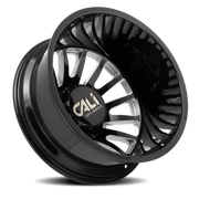 Cali Offroad Summit Dually 22x8.25 -192 8x165.1mm 121.3mm Gloss Black Milled Spokes