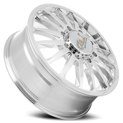 Cali Offroad Summit Dually 22x8.25 +115 8x165.1mm 121.3mm Polished Milled Spokes