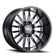 Cali Offroad Summit 20x9 +0 8x165.1mm 125.2mm Gloss Black Milled Spokes