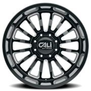 Cali Offroad Summit 22x10 +0 8x170mm 125.2mm Gloss Black Milled Spokes
