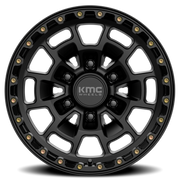KMC Summit 17x8.5 +0 5x127mm 71.5mm Satin Black