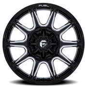 Fuel Super C 22x12 -44 8x165.1mm 125.1mm Gloss Black Milled