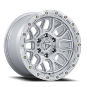 Fuel Surge 17x9 +1 5x127mm 71.5mm Gloss Silver Machined Face