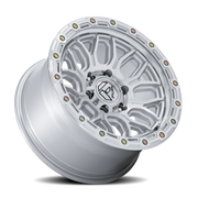 Fuel Surge 17x9 +1 5x127mm 71.5mm Gloss Silver Machined Face