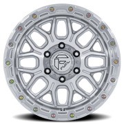 Fuel Surge 17x9 +1 5x127mm 71.5mm Gloss Silver Machined Face
