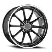 TSW Sweep 19x9.5 +40 5x120mm 76.1mm Gloss Gunmetal Stainless Lip
