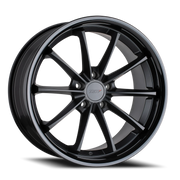 TSW Sweep 19x9.5 +20 5x114.3mm 76.1mm Matte Black Gloss Black Lip