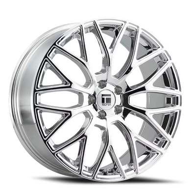 Touren TR76 20x8.5 +35 5x114.3mm 72.6mm Chrome