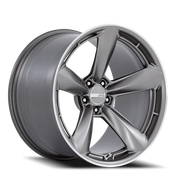 American Racing TTF 20x9.5 +15 5x120mm 74.1mm Matte Anthracite Machined Lip