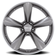 American Racing TTF 20x11 +50 5x114.3mm 72.56mm Matte Anthracite Machined Lip