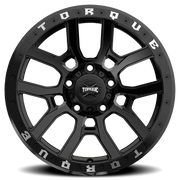 Torque Wheels TW301AF Baja Canyon 17x8.5 -18 5x120.65mm 84.1mm Satin Black