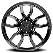 Torque Wheels TW403C Impact 22x12 -44 6x135mm 87.1mm Gloss Black Premium Milling